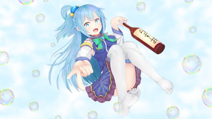 Images Of Aqua Konosuba Wallpaper 4k