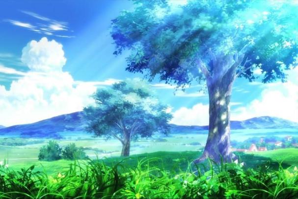 gorgerous anime scenery wallpaper 1920x1080 | Pemandangan anime, Latar 