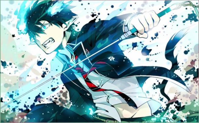 Okumura Rin Blue Exorcist Wallpaper 4K - leafonsand