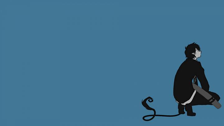 Free download minimalistic anime anime boys Ao no Exorcist Okumura Rin 