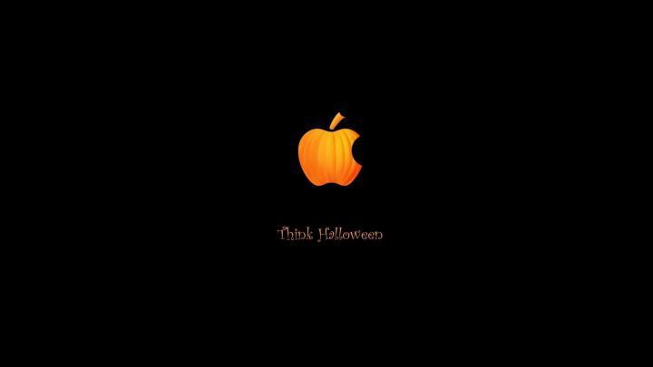black apple inc helloween background 1920x1080 wallpaper High Quality 
