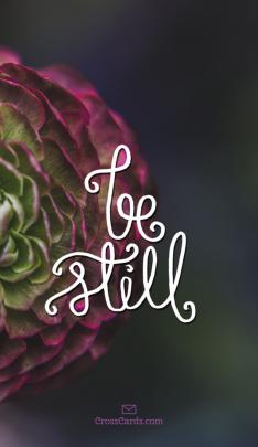 Be Still - Phone Wallpaper and Mobile Background
