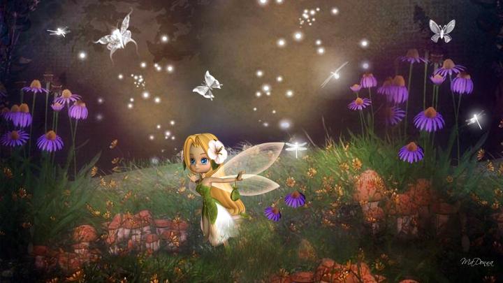 Beautiful Fairies Wallpapers \u00b7\u2460 