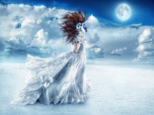 CLOUDS FAIRY ICE FAIRY \u2013 Nature Winter HD Desktop Wallpaper