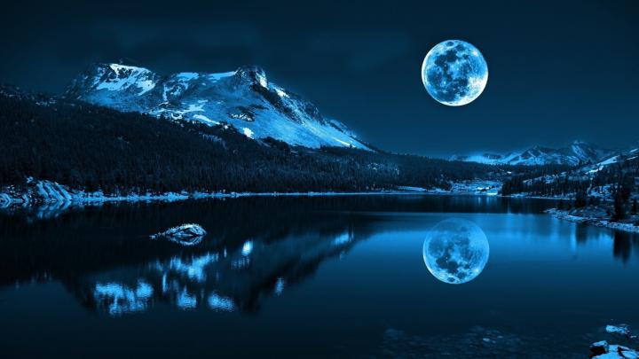 moon-beautiful-hd-free-wallpapers - HD Wallpaper
