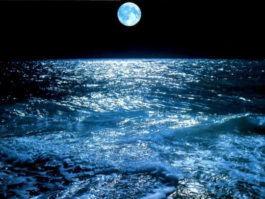 Beautiful Blue Moon Blue Moon \u2013 Nature Oceans HD Desktop Wallpaper