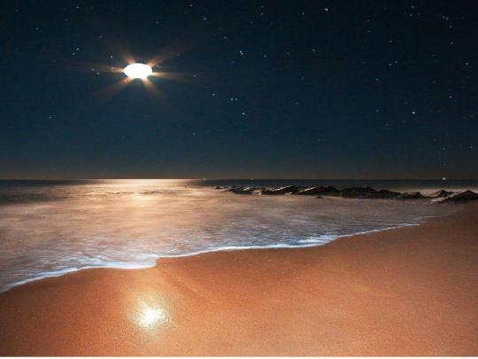 Beach Moon Wallpaper -