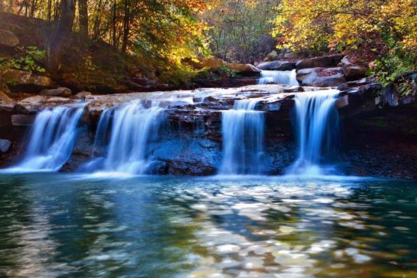 Waterfall Desktop Wallpaper \u00b7\u2460 