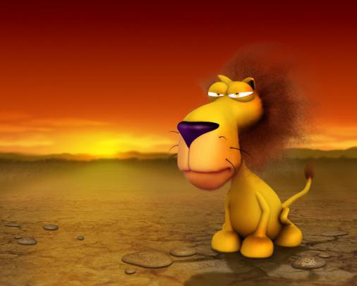 English Cat: Funny 3D Cartoon Wallpapers - Desktop Background