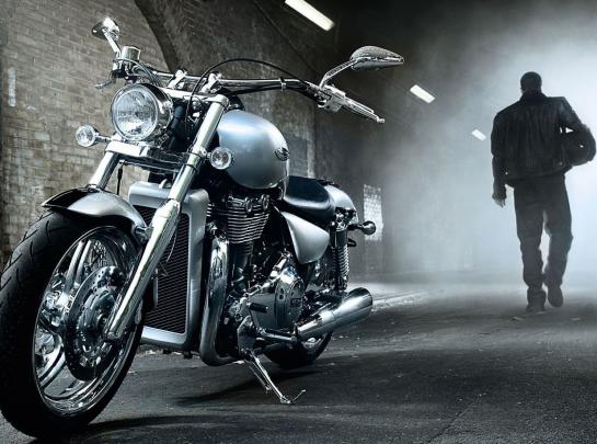 Harley Davidson Classic Big Motorcycle Wallpaper: Desktop HD Wallpaper 