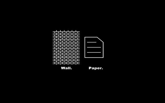 black Background, Simple, Humor, Minimalism Wallpapers HD \/ Desktop and 