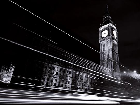 Black White Clock Tower Landscape Wallpapers HD \/ Desktop and Mobile 