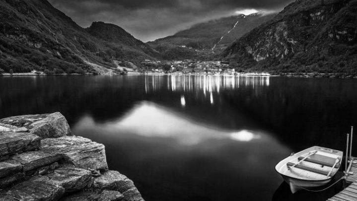 Norway, Landscape, Monochrome, Mountain Wallpapers HD \/ Desktop and 