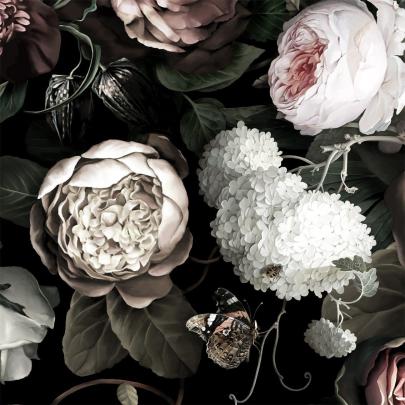 Black Floral Wallpapers on WallpaperDog