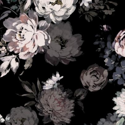 Dark Floral - Robin Sprong Wallpapers