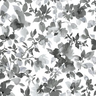 RoomMates Black Watercolor Floral Peel and Stick Wallpaper - Walmart 