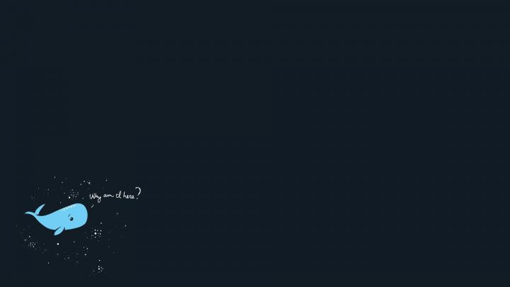 blue, Whale, Humor, Simple, Minimalism Wallpapers HD \/ Desktop and 