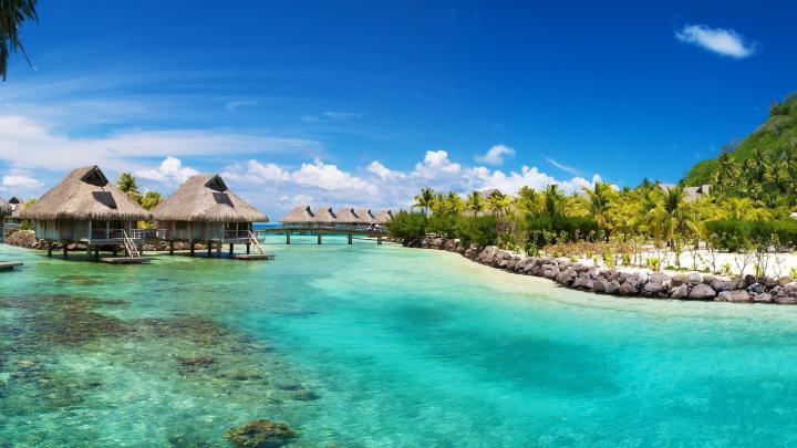 nature, Sea, Bora Bora Wallpapers HD \/ Desktop and Mobile Backgrounds