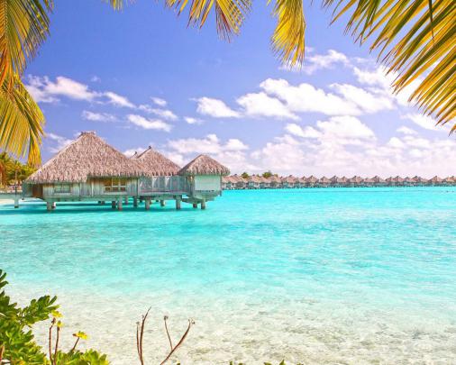 Tropical Beach Bora Bora Polynesia Desktop Wallpaper