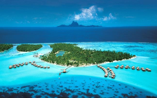 landscape, Bora Bora, Beach, Sea, Hut Wallpapers HD \/ Desktop and 