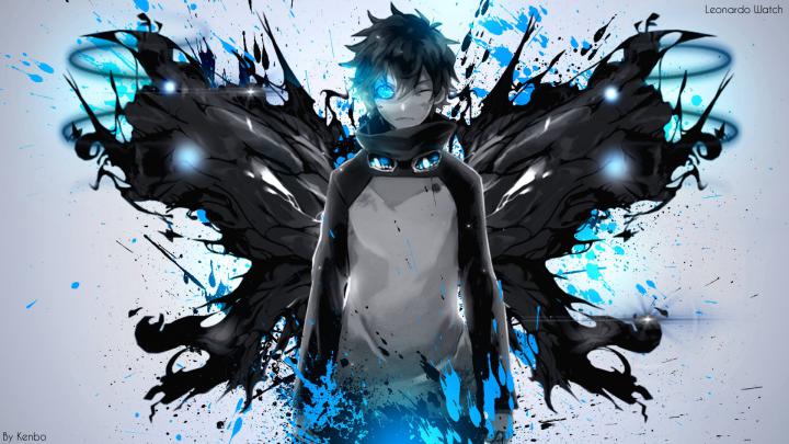 Wallpaper: Kekkai Sensen, anime, anime boys, blue, Leonardo Watch 
