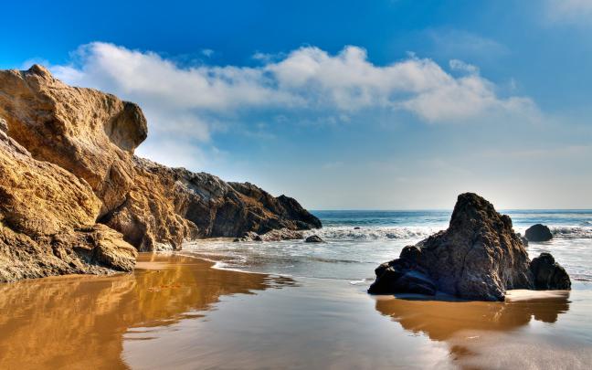 California Beach Wallpaper \u00b7\u2460 