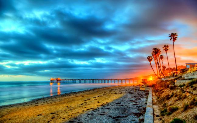 California Beach Wallpaper \u00b7\u2460 
