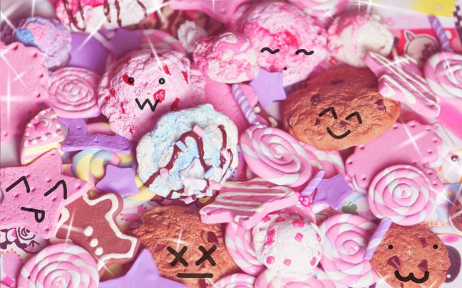 Kawaii Candy Wallpaper -