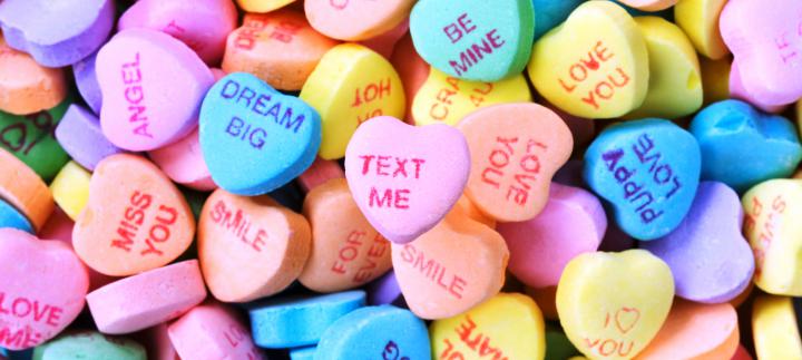 [45+] Candy Heart Wallpaper 