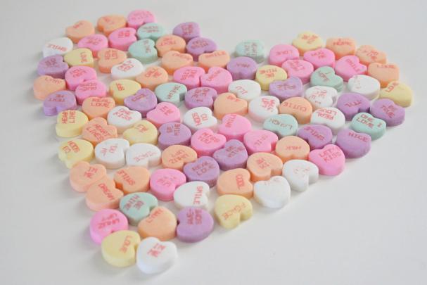 Candy Hearts Wallpaper (60+ images)