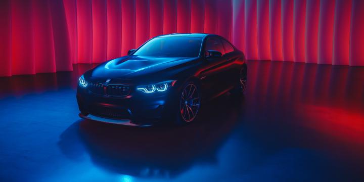 Neon Car Wallpaper 4K For Pc \/ Future Sports Car Neon Sunset Background 