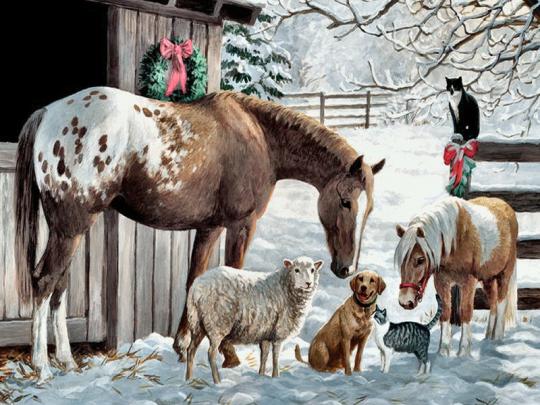 [44+] Christmas Farm Wallpaper 