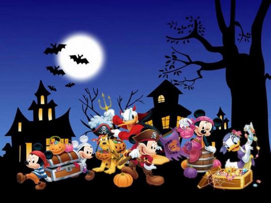 Free Disney Halloween Desktop Wallpaper | HalloweenStorys.com