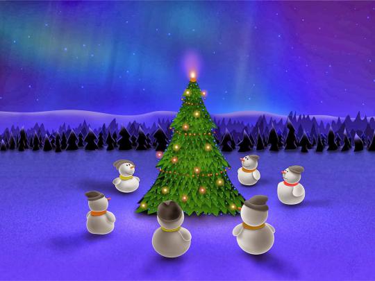 Christmas Tree HD Wallpaper - HD Wallpapers Blog
