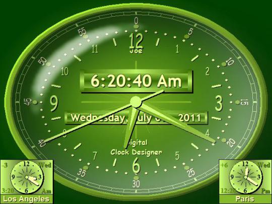 World Clock Desktop Wallpaper -