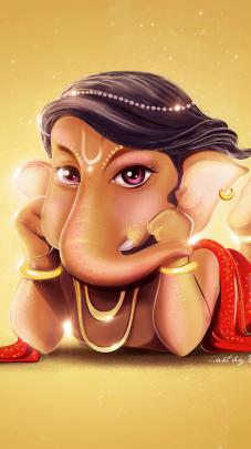 Cute Lord Ganesha HD 4K Wallpapers | HD Wallpapers | ID #20942