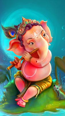 Download This Wallpaper Preview - Cute Ganesha (#71348) - HD Wallpaper 