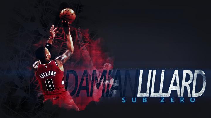 Sports Wallpaper \u2022 Damian Liliard NBA player illustration wallpaper 