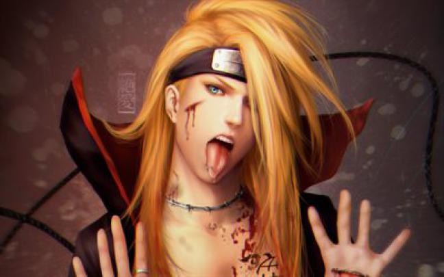 Download wallpapers Deidara, artwork, manga, anime characters, Naruto 