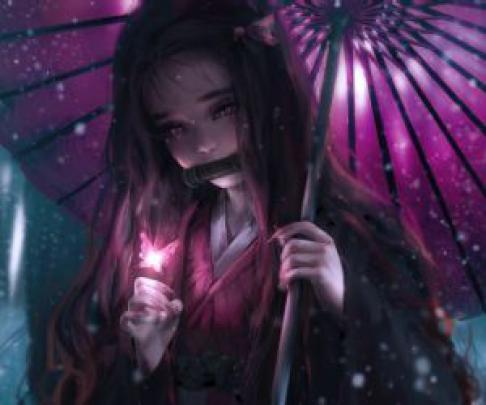 Nezuko Kamado-Demon Slayer Live Wallpaper \u2013 MyLiveWallpapers.com