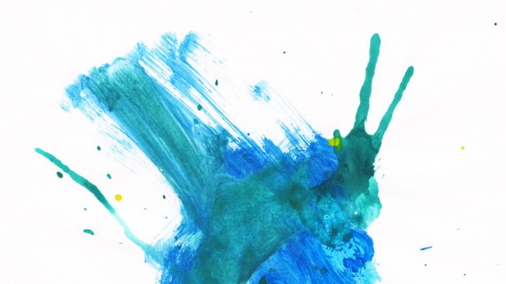 Blue Watercolor Wallpaper