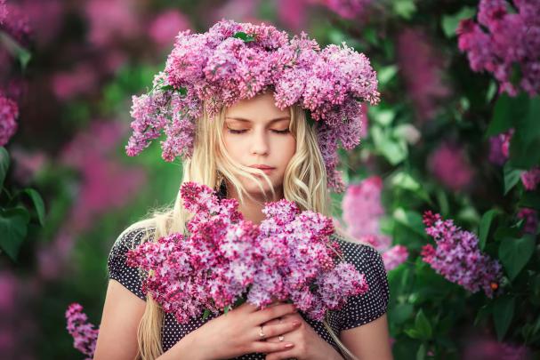 women, Model, Flowers Wallpapers HD \/ Desktop and Mobile Backgrounds