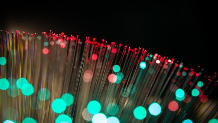 Download wallpaper: Red and green bokeh 1920x1080
