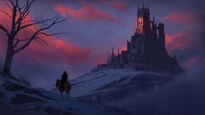 Mountain Top Castle HD Wallpaper | Background Image | 1920x1080