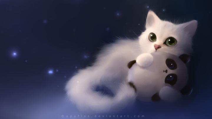 Anime Cat Wallpapers - Top Free Anime Cat Backgrounds - WallpaperAccess