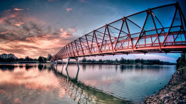 Metal Bridge Mac Wallpaper Download | AllMacWallpaper
