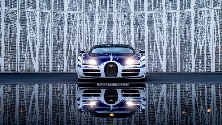 Download 1920x1080 wallpaper bugatti veyron grand sport roadster, front 