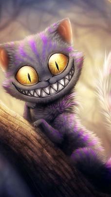 Evil Cheshire Cat Wallpaper -
