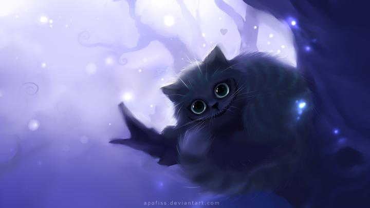 Cheshire Cat - Alice in Wonderland - HD Wallpaper #1053567 - Zerochan 