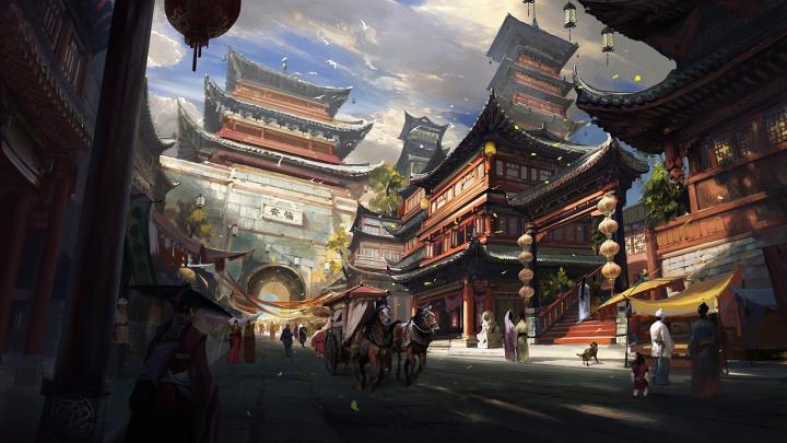 Chinese Wallpaper (70+ pictures)